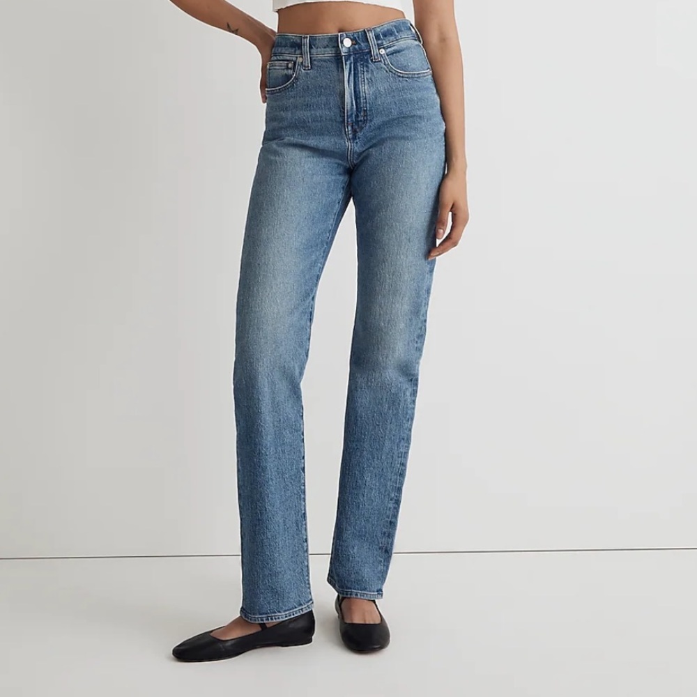 Madewell 90s Straight Jeans 27 Enmore Wash High Waisted